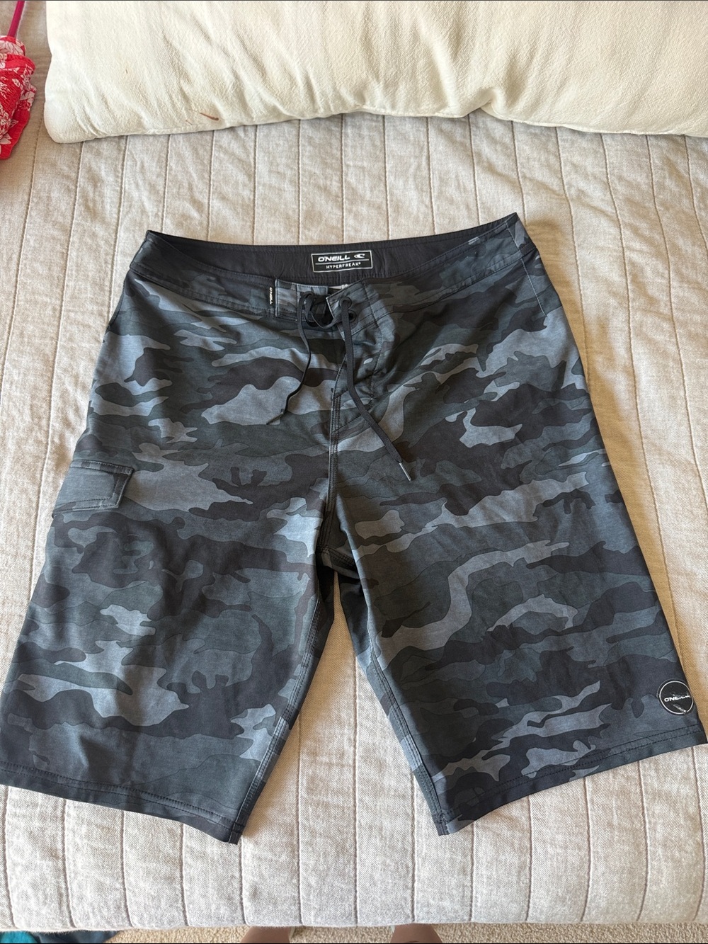 O'Neill Men's Charcoal Gray Camo Board Shorts